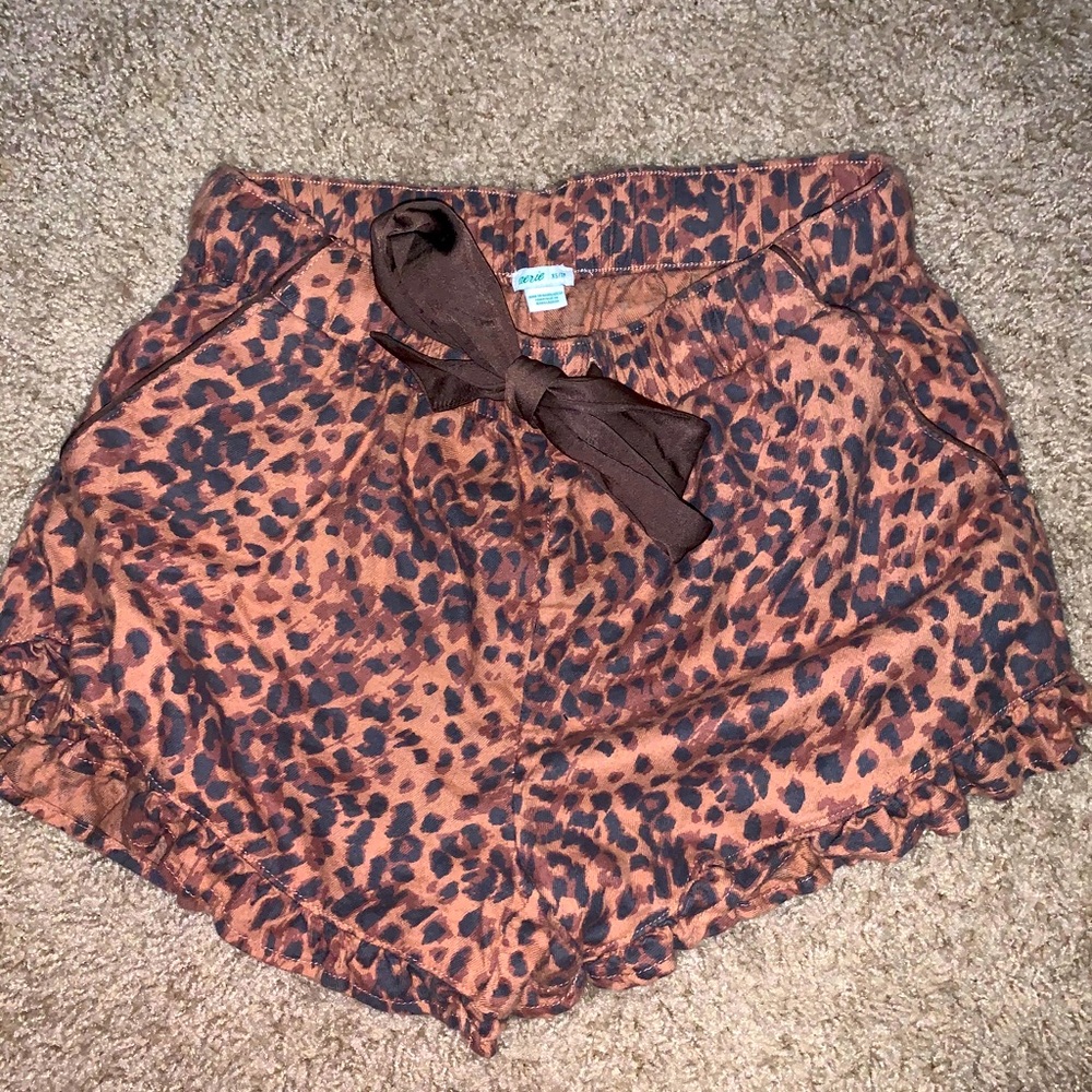 Leopard Aerie Sleep Shorts